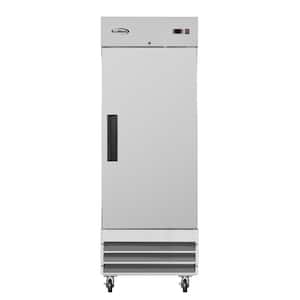 23 cu. ft. Commercial Single Door Reach in Upright Freezer in Stainless Steel