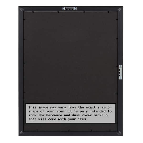 Amanti Art Grand Black Narrow Picture Frame Opening Size 22 x 28