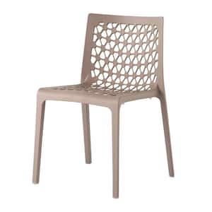 Milan Grey Stackable Resin Outdoor Dining Chair (2-Pack)