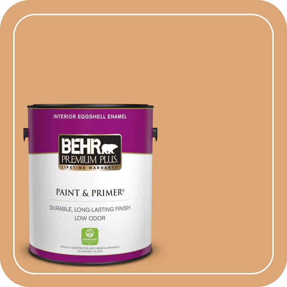 1 gal. #BIC-14 Fresh Nectar Eggshell Enamel Low Odor Interior Paint & Primer price history on PriceWatchPro
