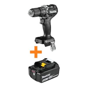 18V LXT Sub-Compact Lithium-Ion Brushless Cordless 1/2 in. Hammer Driver Drill (Tool Only) and 18V LXT Battery 5.0Ah