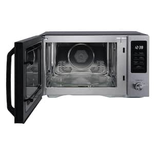 1.0 cu. ft. Countertop Microwave in Stainless and Black with Air Fryer