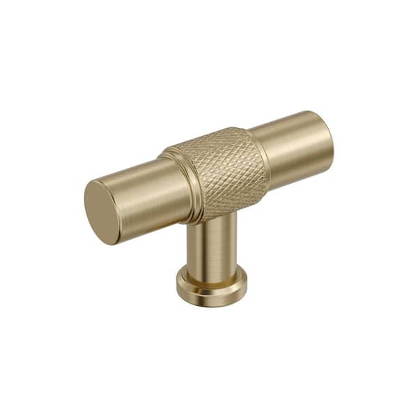 Amerock Faraday 2  in. (51mm) Length Golden Champagne Classic Bar Cabinet Knob