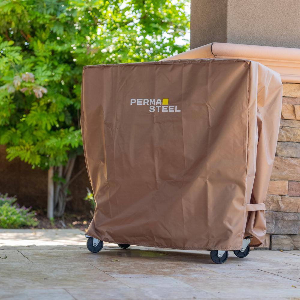 Tan Heavy-Duty Weatherproof 60-Qt Cooler Cover