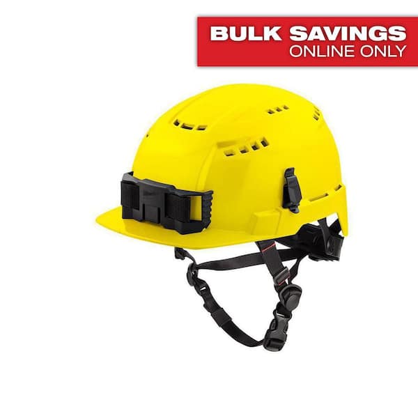 Milwaukee BOLT Yellow Type 2 Class C Front Brim Vented Safety Helmet
