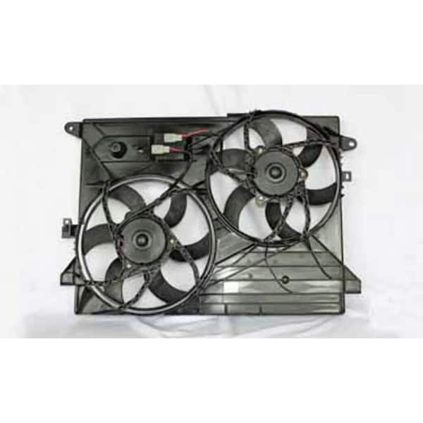 TYC Dual Radiator and Condenser Fan Assembly