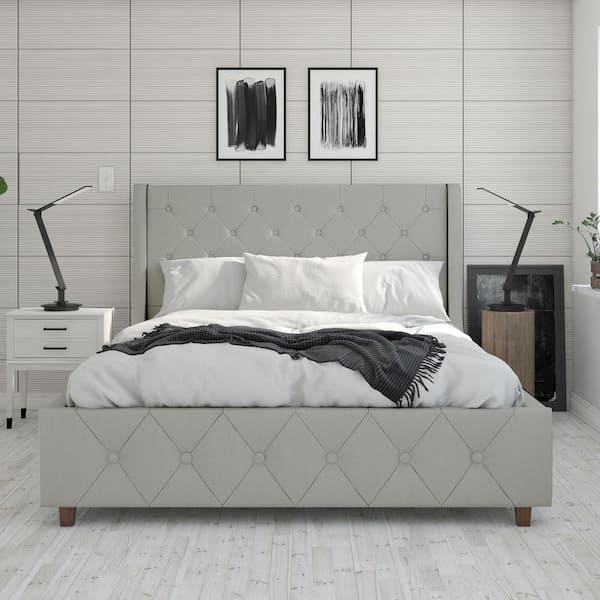 Cosmopolitan mercer shop upholstered bed