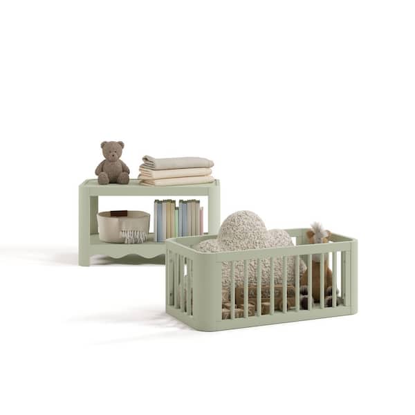 Storkcraft Casablanca Sage 3-in-1 Convertible Bassinet 04500-40L - The Home  Depot
