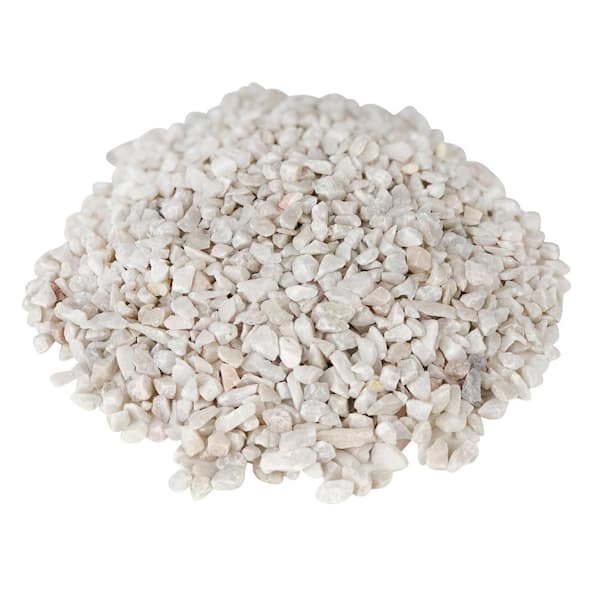 Margo Garden Products 21.6 cu. ft., 0.4 cu. ft. 3/8 in. Extra-Small White Gravel (54-Bags/Covers)