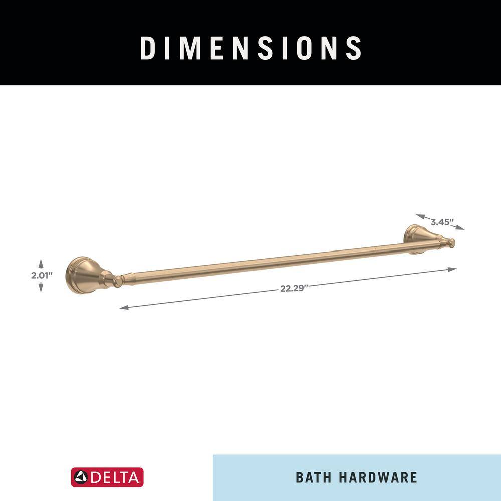 Champagne Bronze 18'' Extendable Wall Mounted Towel Bar
