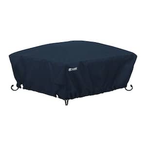 Square Water-Resistant Polyester Full Coverage Fire Pit Cover 36 - in, Black