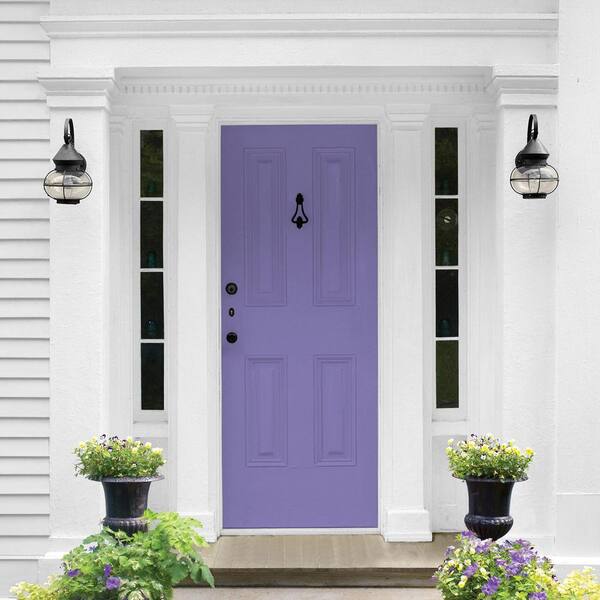 Glidden Premium 5 gal. PPG1247-6 Purple Rhapsody Semi-Gloss