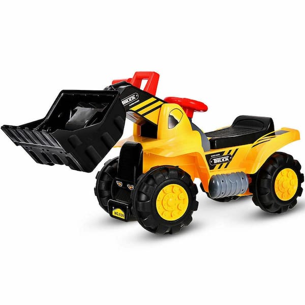 9 inch Children Kids Plastic Excavator Construction JCB Truck Digger Vehicle Toy 