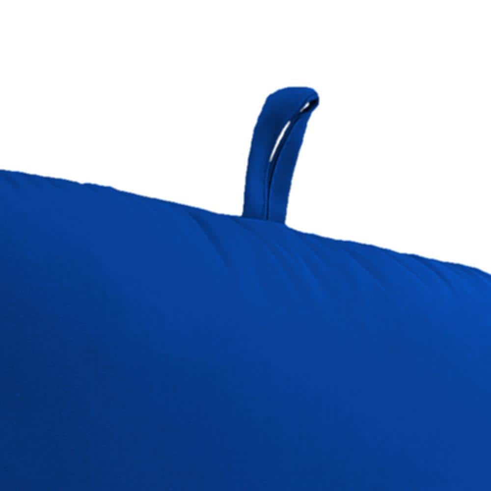 Pacific Blue Polyester Outdoor Dining Chair Cushion