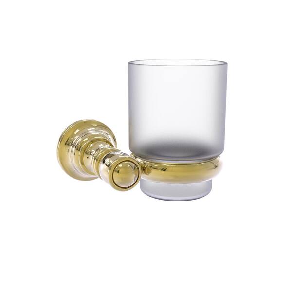 Allied Brass Sag Harbor Tumbler and Toothbrush Holder in Polished Brass  SG-26-PB - The Home Depot