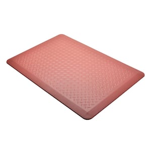 Marsala Tread Plate Pattern 24 in. x 36 in. Anti-Fatigue Comfort Floor Mat (2-Pack)