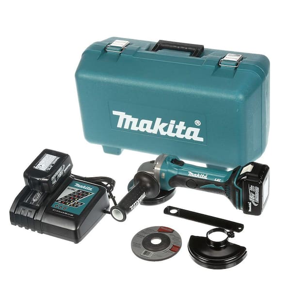 Makita 18-Volt LXT Lithium-Ion 4-1/2 in. Cordless Cut-Off/Angle Grinder Kit