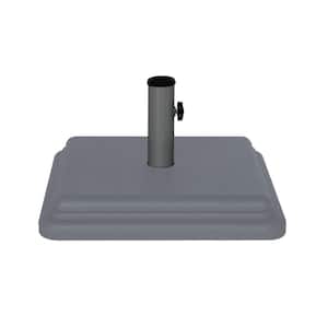 US Weight 40 lbs. Patio Umbrella Base Designed to be Used with a Patio Table (in Gray)