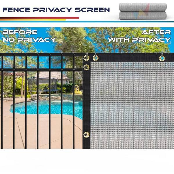 4x50 Ft Privacy Fence Screen Windscreen Yard Garden Outdoor Fabric Mesh  Cover