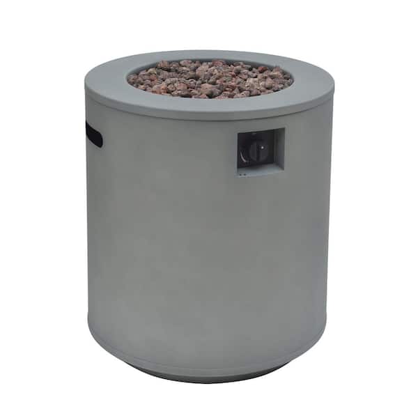 Bond Acero 23 in. Round Gas Fire Column