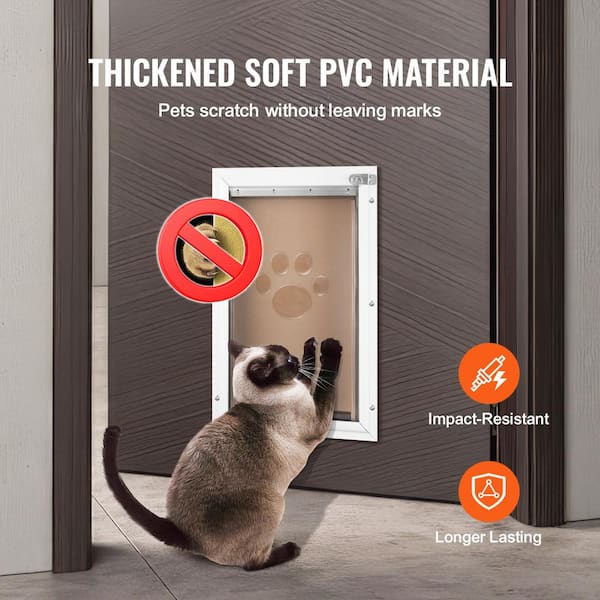 VEVOR Pet Door Replacement Flap, Measures 8.25 x 12.25 in. Longer