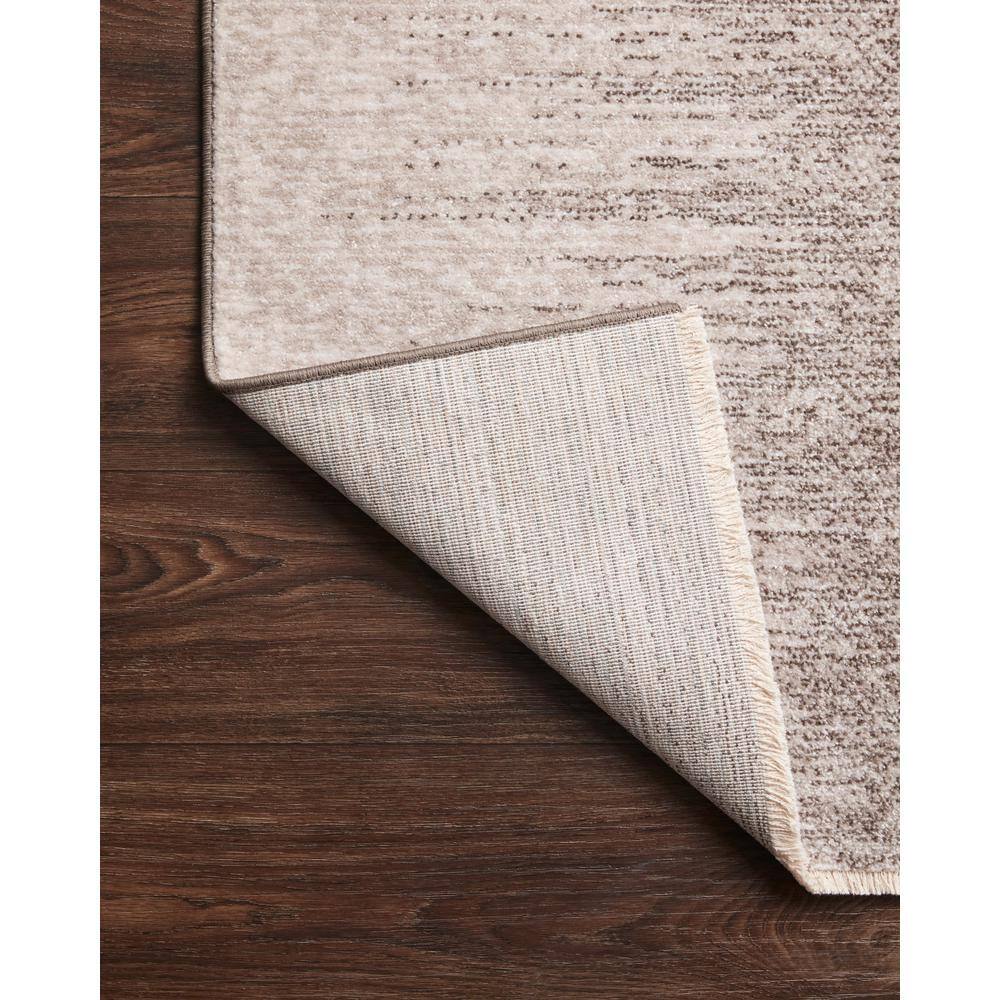 Vance Taupe and Ivory Abstract Polypropylene Area Rug