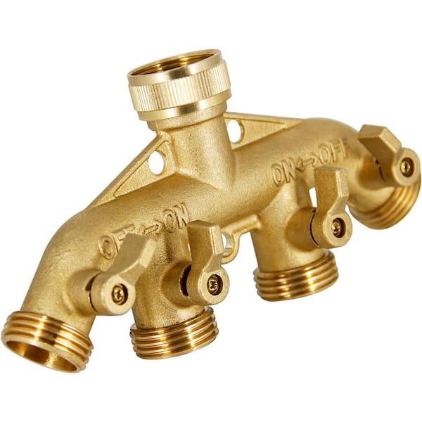 Amazon.com: Hose Splitter 4 Way, Diivoo Heavy Duty Brass