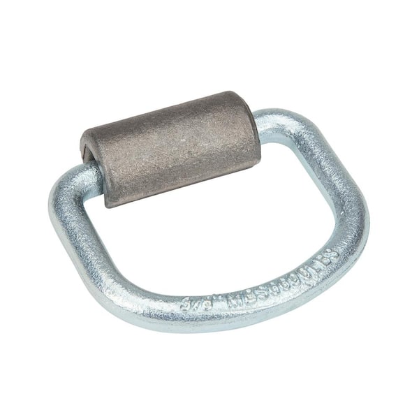 CargoSmart 3/8 in. Heavy Duty Forged Weld-on D-Ring, 2,200 lb. Safe Work Load - 1 pack