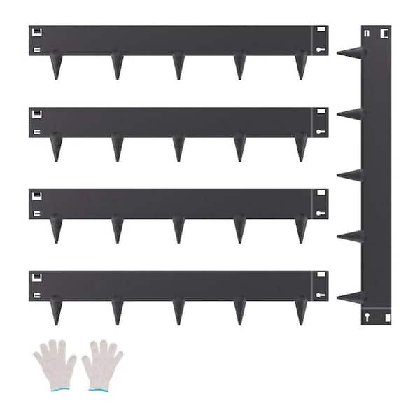 Steel Landscape Edging 5 Packs 39 x 4 in. Rust-Resistant Edging Border Black