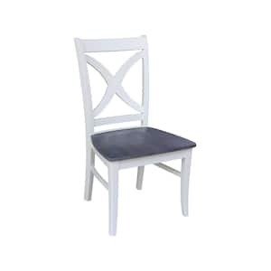 White/Gray Salerno Dining Chair (Set of 2)