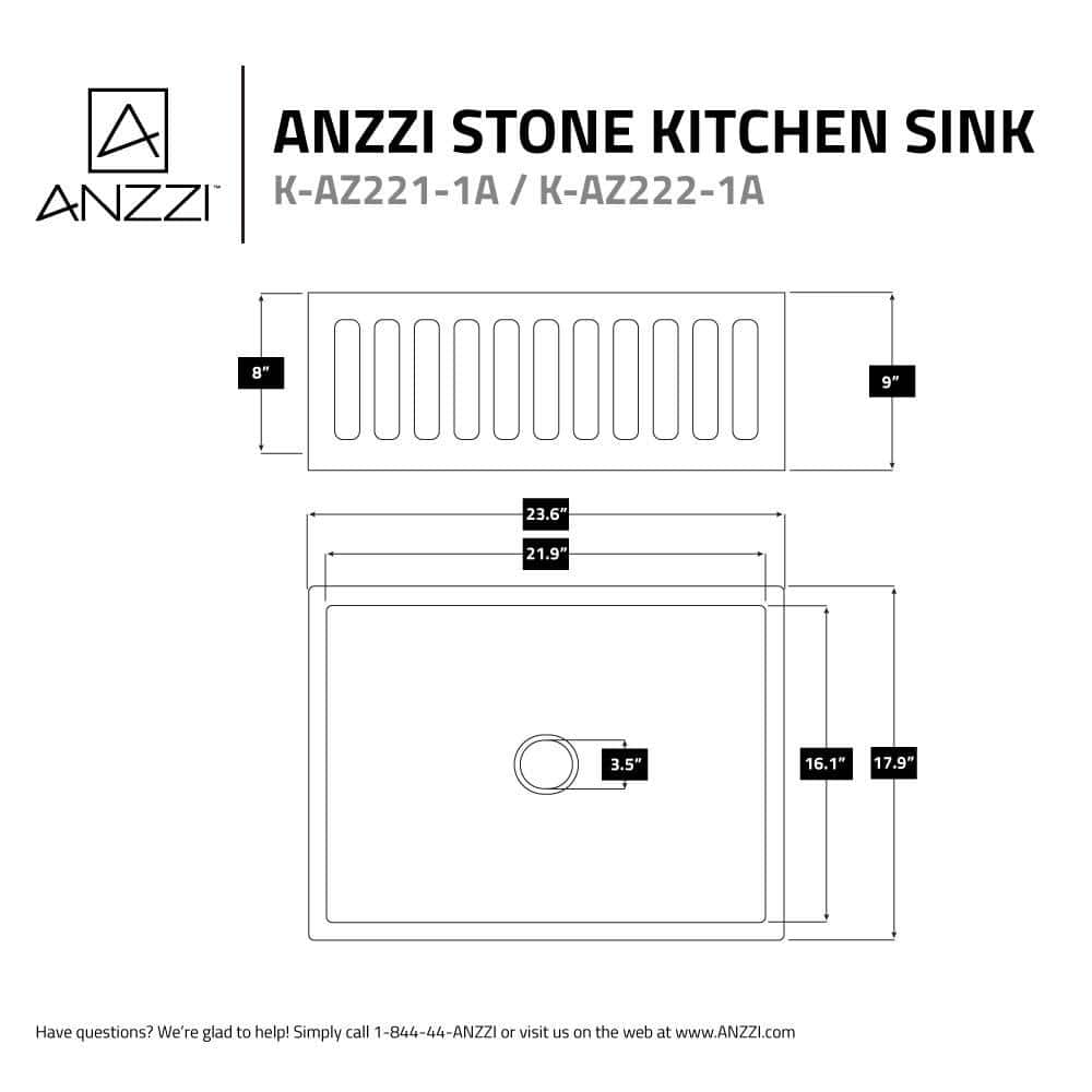 Glossy White Stone Single Bowl Farmhouse Kitchen Sink