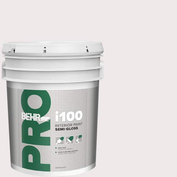 5 gal. #PR-W04 Opulent Opal Semi-Gloss Interior Paint