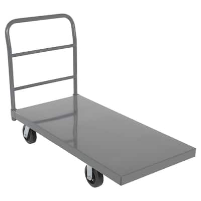 Steel Platform Truck with Rubber Casters
