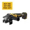 DEWALT20VXRCordless4-1/2.in.to5in.VariableSpeedAngleGrinder(ToolOnly)DCG410VSB-TheHomeDepot