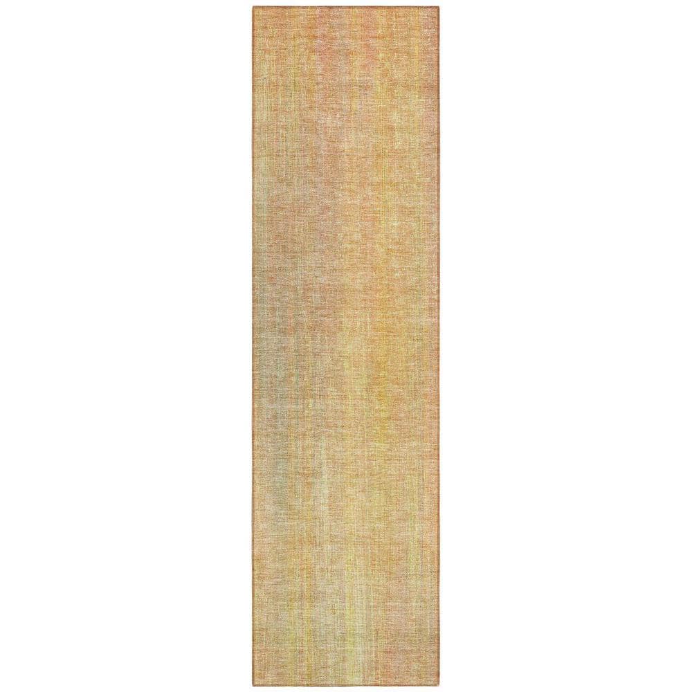 Yellow and Orange 2 ft. x 8 ft. Woven Striped Runner Indoor/Outdoor Area Rug price history on PriceWatchPro