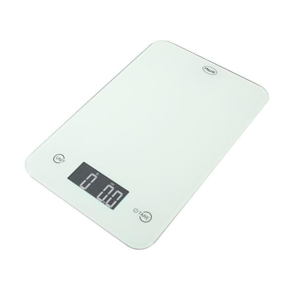 American Weigh Thin Digital Kitchen Scale in White