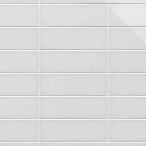 Ivy Hill Tile Remington Gray 3.93 in. x 0.31 in. Polished Porcelain ...