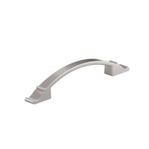 Teramo Collection 5-1/16 in. (128 mm) Center-to-Center Brushed Nickel Traditional Cabinet Arch Pull