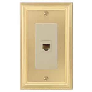 National Hardware S806-265 8004 Single GFCI Wall Plates in Antique Brass