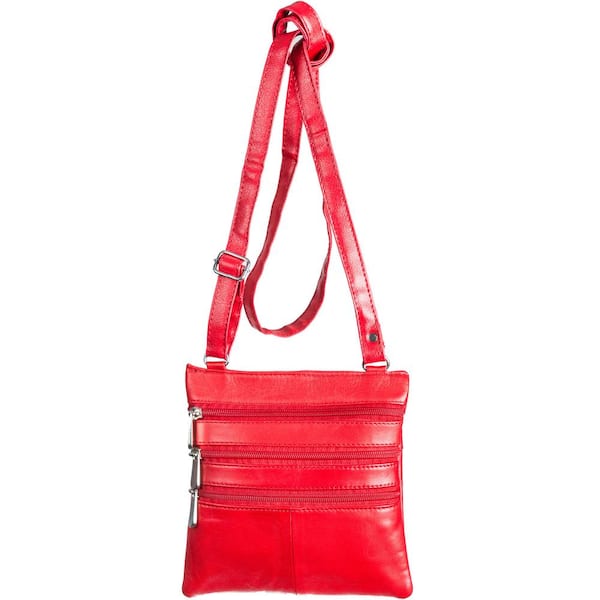 Steve Madden Red Faux Leather Crossbody Handbag Purse Tote Bag Scarf Bow  Detail | eBay