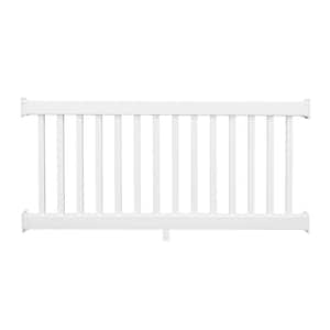 Naples 3 ft. H x 8 ft. W White Vinyl Railing Kit