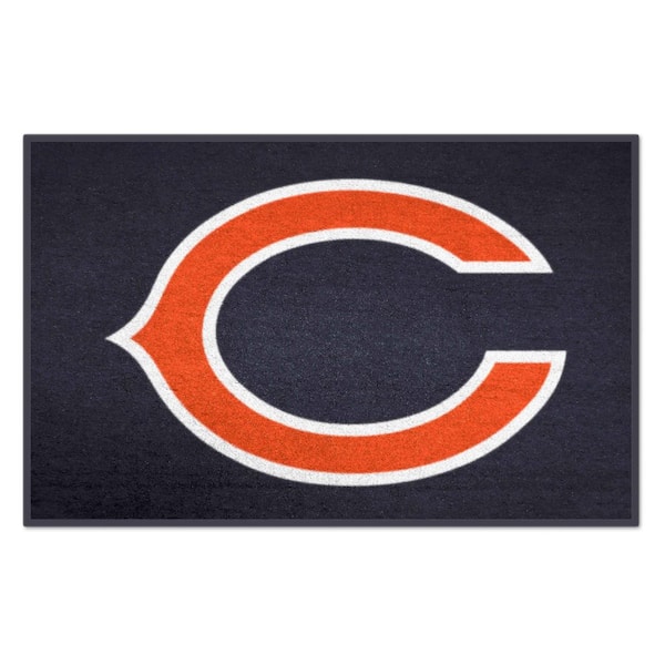 FANMATS Chicago Bears Orange Starter Mat Accent Rug - 19in. x 30in.