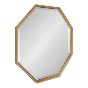 Medium Novelty Gold Beveled Glass Contemporary Mirror (31.5 in. H x 31.5 in. W)