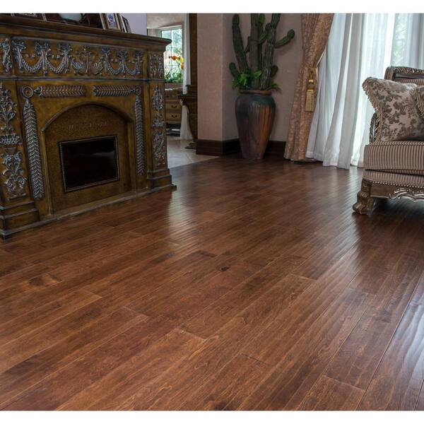 NATU Heritage Arthur Birch 3/8 in. T x 5 in. W Tongue and Groove Hand Scraped Engineered Hardwood Flooring (32.8 sq.ft./case)