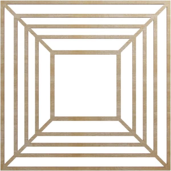 Ekena Millwork 0.25 in. x 6.625 in. x 18 in. Wood Medallion Moulding