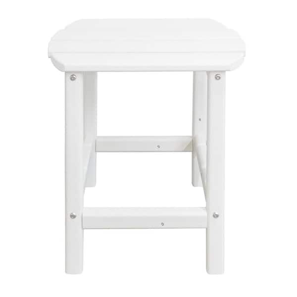Unbranded White HDPE Outdoor Side Table