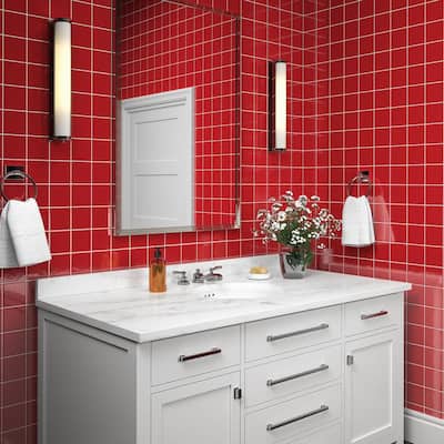 Red - 4x4 - Ceramic Tile - Tile - The Home Depot