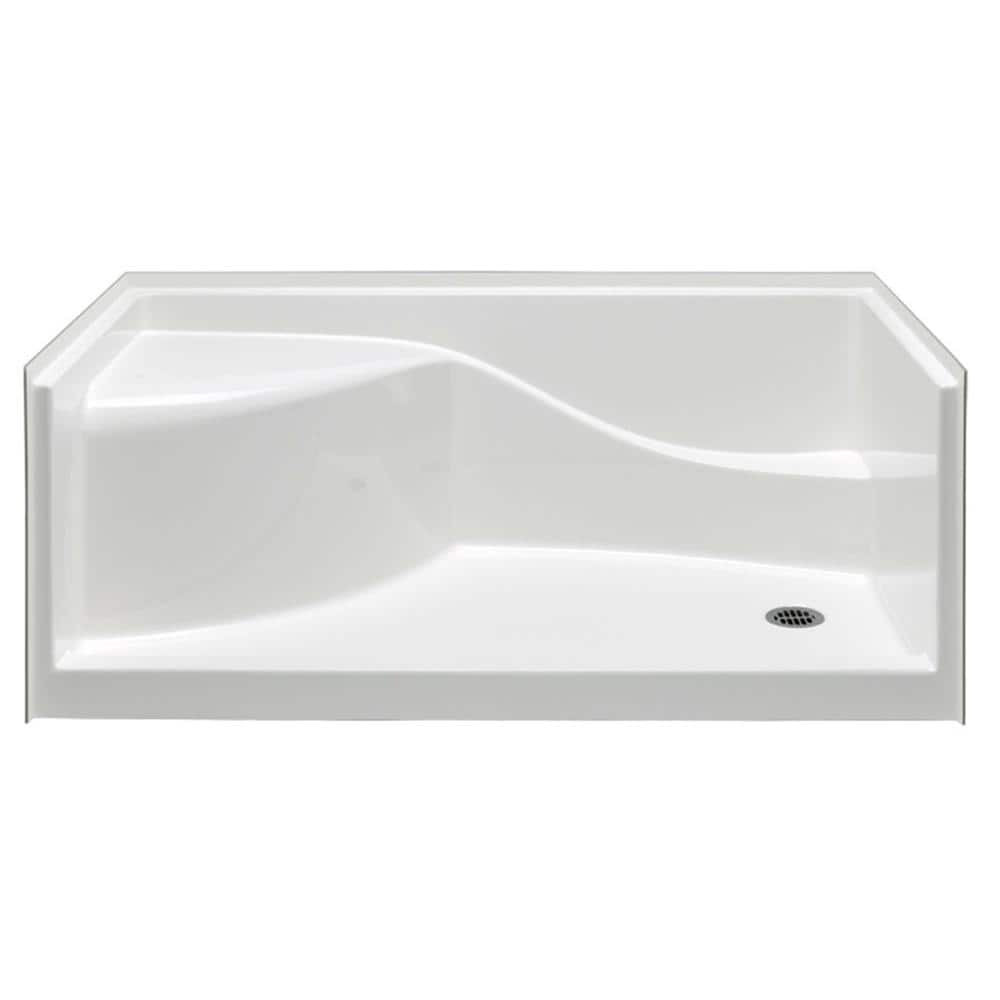 UPC 826541500485 product image for Coronado 60 in. x 30 in. Single Threshold Right Drain Shower Pan in White | upcitemdb.com