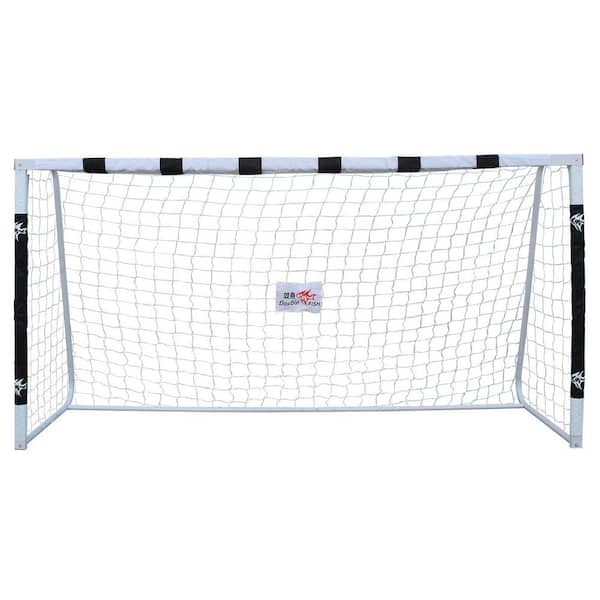 10 ft. x 5.2 ft. Large Folding Soccer Goal Set with Carry Bag and Sturdy Ground Stakes