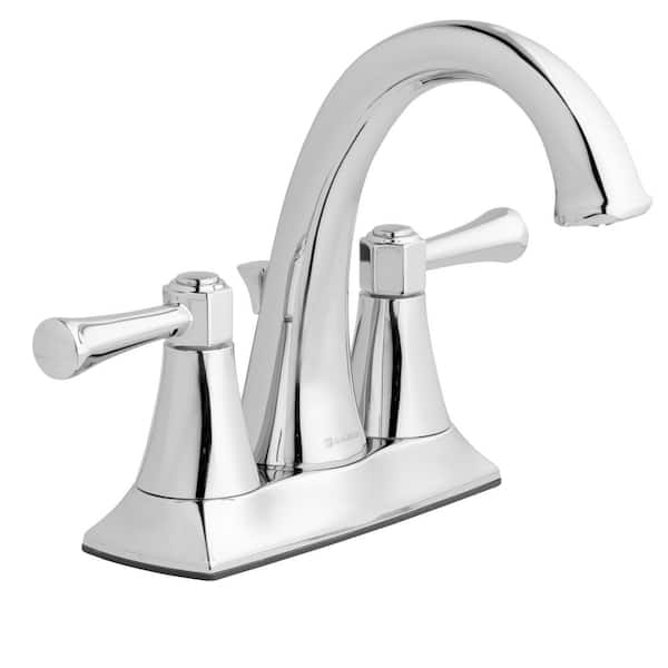 Glacier Bay Stillmore 4 in. Centerset Double-Handle Bathroom Faucet in Polished Chrome